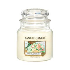 Ароматическая свеча Yankee Candle Christmas Cookie Medium Jar Candle (Объем 411 г)