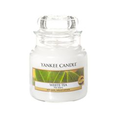 Ароматическая свеча Yankee Candle White Tea Small Jar Candle (Объем 104 г)