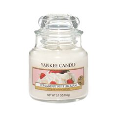 Ароматическая свеча Yankee Candle Strawberry Buttercream Small Jar Candle (Объем 104 г)