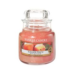 Ароматическая свеча Yankee Candle Summer Peach Small Jar Candle (Объем 104 г)