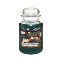 Ароматическая свеча Yankee Candle Christmas Garland Large Jar Candle (Объем 623 г)