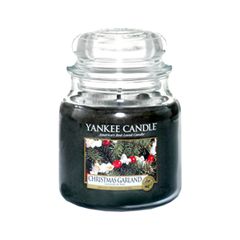 Ароматическая свеча Yankee Candle Christmas Garland Medium Jar Candle (Объем 411 г)