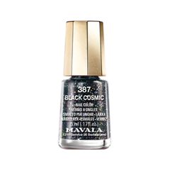 Лак для ногтей Mavala Cosmic Nail Collection Holiday 2017 387 (Цвет 387 Black variant_hex_name 372026)