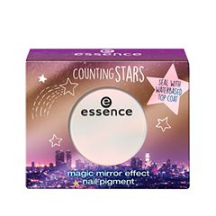 Дизайн ногтей essence Counting Stars Magic Mirror Effect Nail Pigment 02 (Цвет 02 shine bright variant_hex_name E3DDD7)