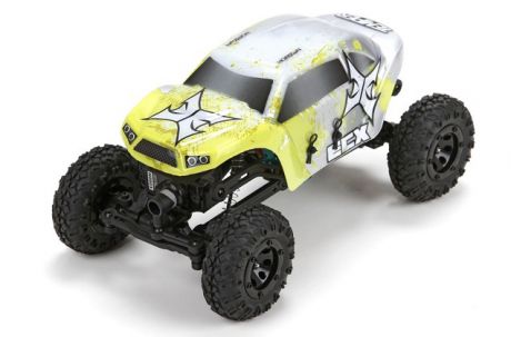 Радиоуправляемый краулер ECX 1:24 Crawler Temper 4WD, электро, RTR (желто-белый)