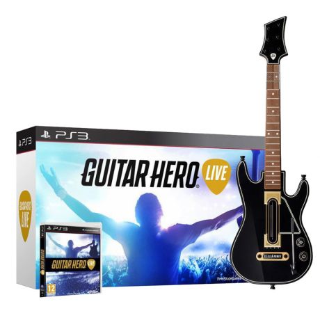 Игровой контроллер + Игра Activision PS3 Guitar Hero Live Bundle