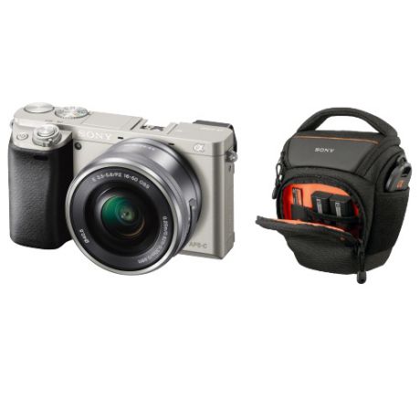 Цифровой фотоаппарат + объектив + сумка Sony ILCE-6000L + SELP1650 + LCS-AMB