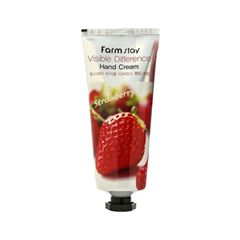 Крем для рук FarmStay Visible Difference Hand Cream Strawberry (Объем 100 мл)