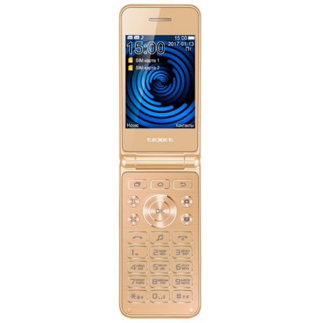 Мобильный телефон teXet TM-400 Gold