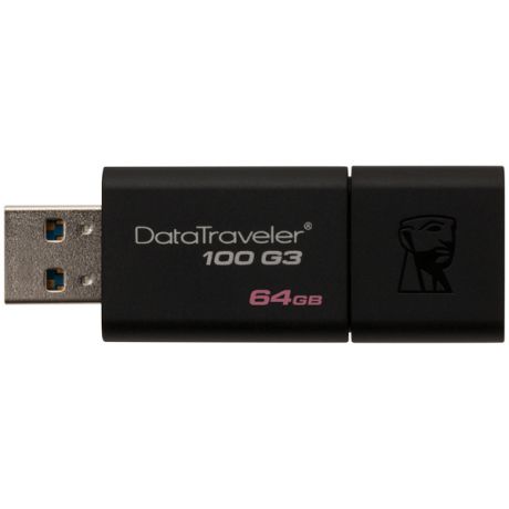 Флеш-диск Kingston DataTraveler Traveler 100 G3 64GB Black