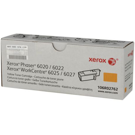 Картридж для лазерного принтера Xerox Yellow Toner Cartridge (106R02762)