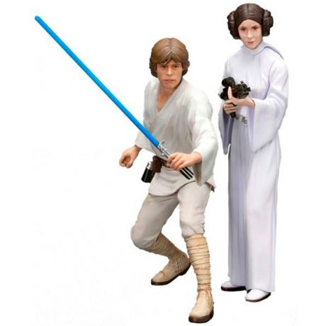 Фигурка Kotobukiya Star Wars Luke Skywalker and Princess Leia 16 см