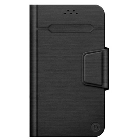 Универсальный чехол для смартфона Deppa Wallet Fold L 5.5"-5.7" Black