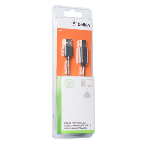 Кабель для компьютера Belkin USB-A(М)/USB-B(М), 3m (F3U154BT3M)