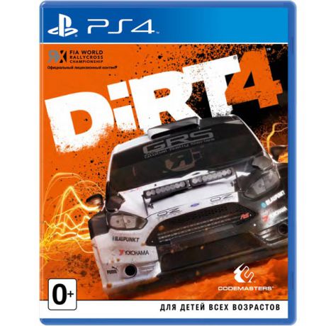 Видеоигра для PS4 . Dirt 4