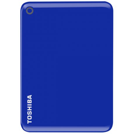 Внешний жесткий диск 2.5" Toshiba Canvio Connect II 500GB Blue (HDTC805EL3AA)