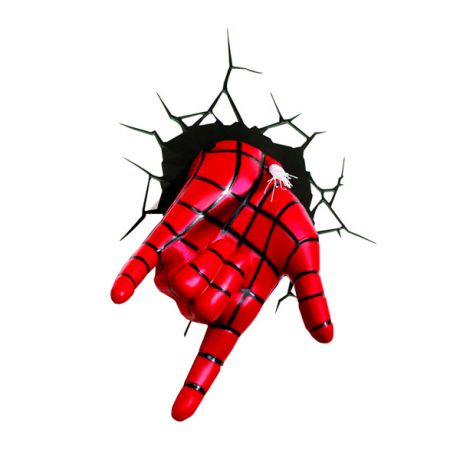 Фигурка 3DLightFX Светильник 3D Spiderman Hand