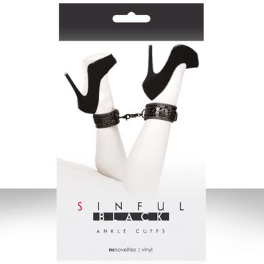 NS Novelties Sinful Ankle Cuffs Наножники, соединенные цепью
