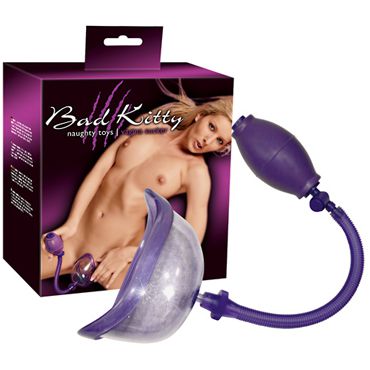 Bad Kitty Vagina Sucker, фиолетовая Вакуумная помпа для женщин