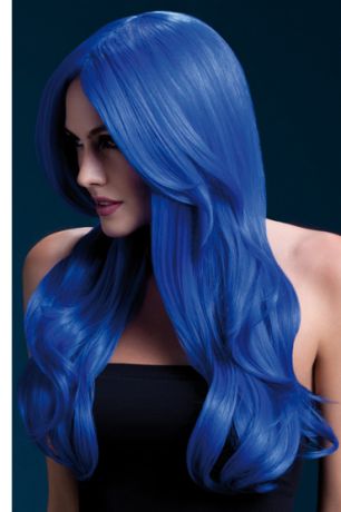 Fever Khloe Wig Neon Blue Парик, с длинными волосами
