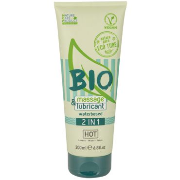 Hot Bio 2 in 1, 200 мл Лубрикант - гель для массажа