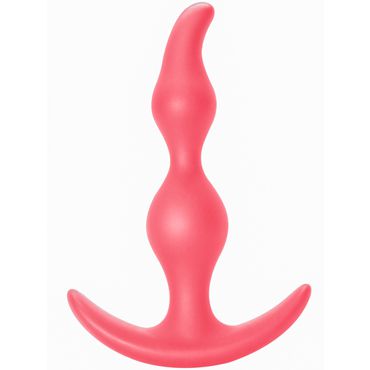 Lola Toys Bent Anal Plug, розовая Анальная пробка