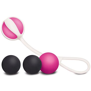 Fun Toys Geisha Balls Magnetiс, черно-розовые Вагинальные шарики на магнитах