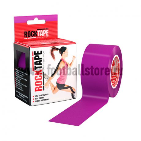 Медицина Rocktape ТЕЙП Rocktape, classic, фиолетовый, 5см х 5м