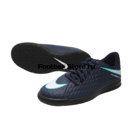 Детские бутсы Nike Обувь для зала Nike JR HypervenomX Phade III IC 852583-414