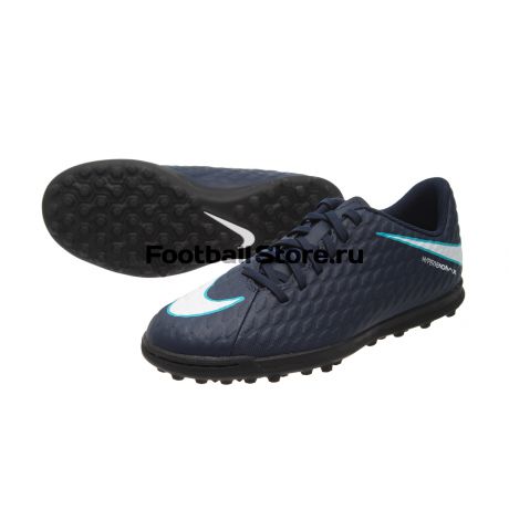 Детские бутсы Nike Шиповки Nike JR HypervenomX Phade III TF 852585-414