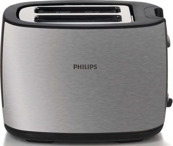 Тостер Philips HD 2658/20 черный/матовый металлик