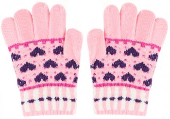 Перчатки детские Picollino GL-10577 pink fw 18  15 (9 лет)  Розовый
