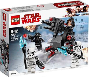 Конструктор Lego Star wars Боевой набор специалистов Первого Ордена 75197