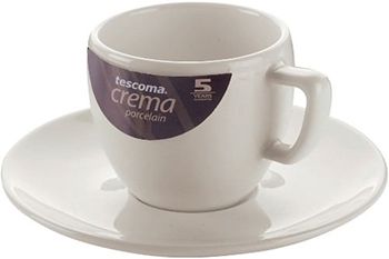 Чашка для эспрессо Tescoma CREMA  с блюдцем 387120