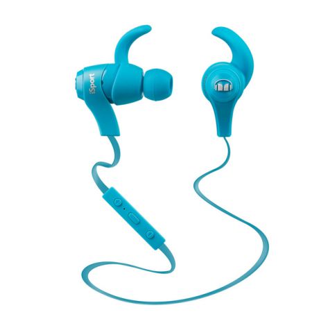Беспроводные наушники Monster iSport Bluetooth Wireless In-Ear Headphones Blue
