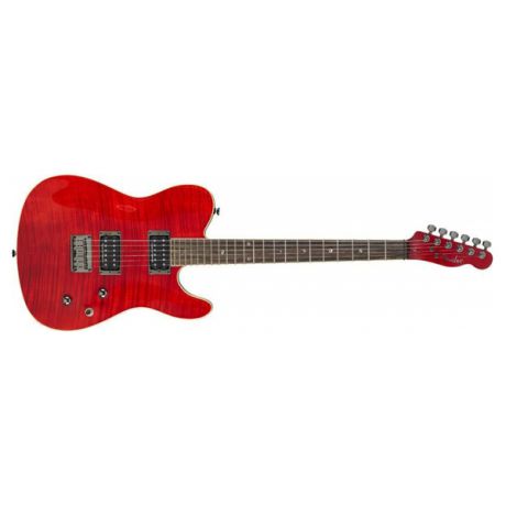 Электрогитара Fender Special Edition Custom Telecaster Rosewood Fingerboard HH Crimson Red Transparent