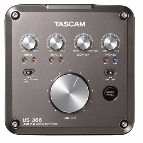 Внешняя студийная звуковая карта TASCAM US-366