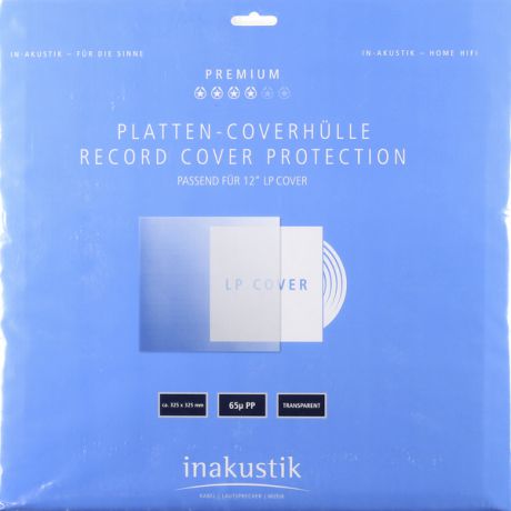 Конверт для виниловых пластинок Inakustik Premium LP Cover Sleeves Record Slipcover