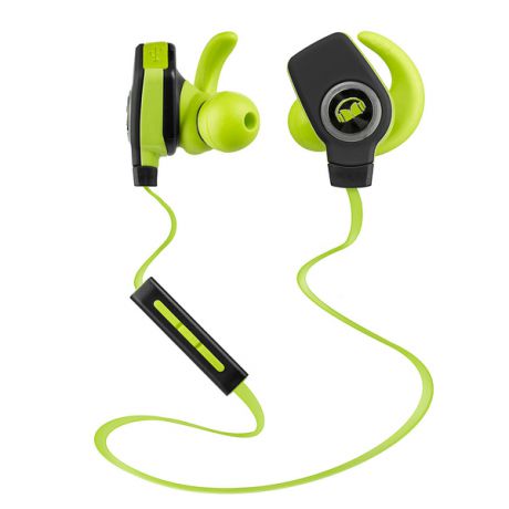 Беспроводные наушники Monster iSport Bluetooth Wireless SuperSlim In-Ear Green (уценённый товар)