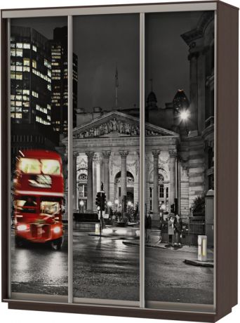 Шкаф Диван.ру Токио (Торонто) Фото-180-220 Венге Ночной Лондон 3 двери