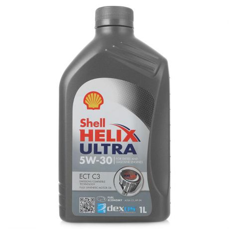 Моторное масло Shell Helix Ultra ECT С3 5W/30, 1 л, синтетическое
