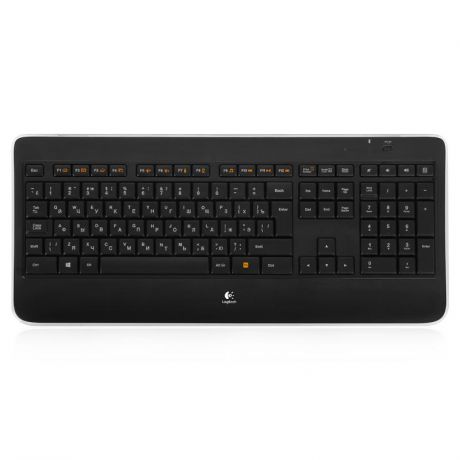 клавиатура Logitech Wireless Illuminated Keyboard K800 Black USB [920-002395]