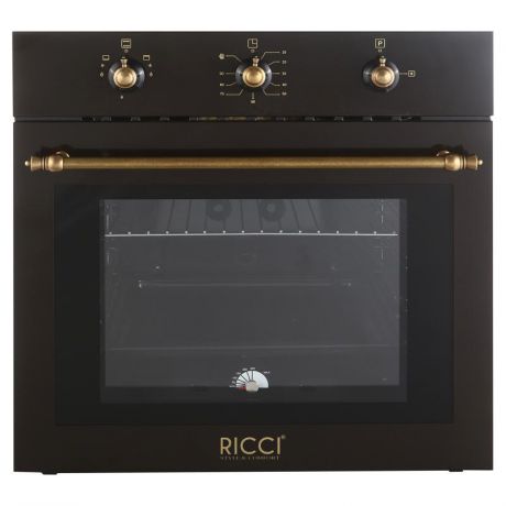 Встраиваемый газовый духовой шкаф Ricci RGO-620BR