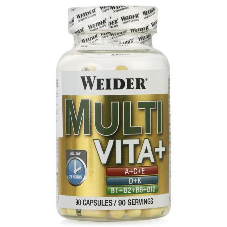 Витамины Weider Multi-Vita + Special B-Complex, 90 капсул