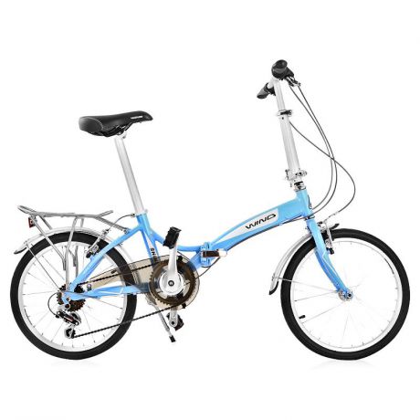 Велосипед Wind Shine 20", 6 скоростей, голубой (FA20-06/500U)