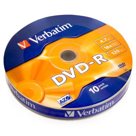 диски dvd-r 4.7Gb 16x Verbatim
