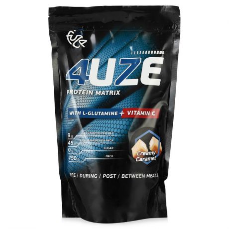 Протеин FUZE + Glutamine, сливочная карамель, 750 г
