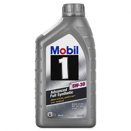 Моторное масло Mobil 1 5W-30, 1 л, синтетическое