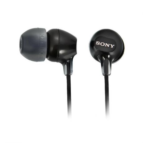 Наушники Sony MDR-EX15APB, черный с микрофоном