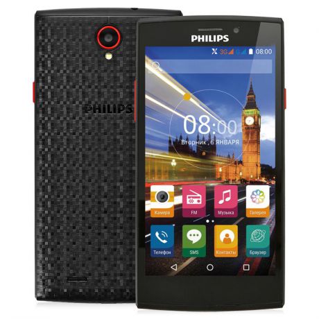Смартфон Philips S337 Black+Red